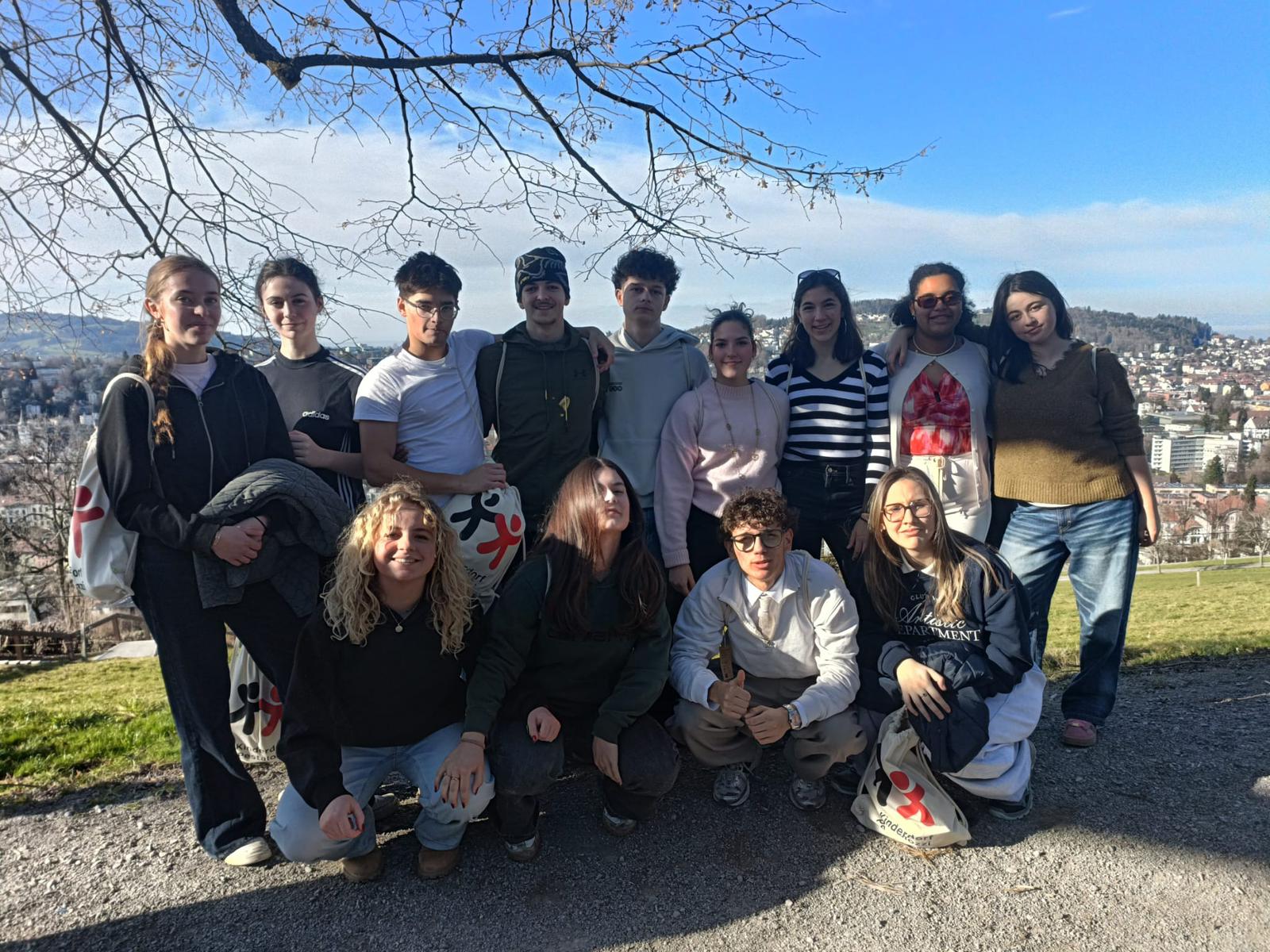 Photo des participants au voyage à Trogen